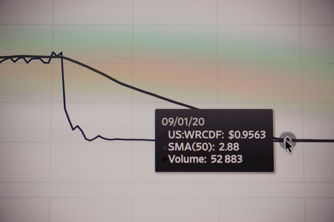 Photo Stock market graph
